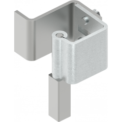 Bisagra Heavy Duty acero zincado reg simple eje fijo