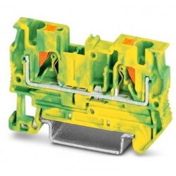 Borne tierra libre mantencion 2.5mm² amarillo/verde