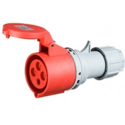 Enchufe Hembra, volante, 3P+T, 16A, IP67