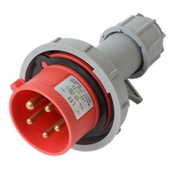 Enchufe Macho, volante, 3P+N+T, 16A, IP67