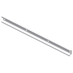 Riel DIN TS-35 acero galvanizado 35x15m, calado (tira 483cm)