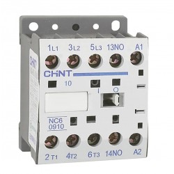 Mini contactor NC6 3P+1NA 9A, control 24vAC