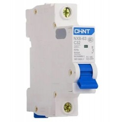 Interruptor MCB 1Px25A curva B 6kA, NXB-63