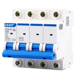 Interruptor MCB 4Px50A curva B 10kA, NXB-63H SEC