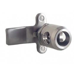 Cierre candado, tres puntos, acero Inoxidable