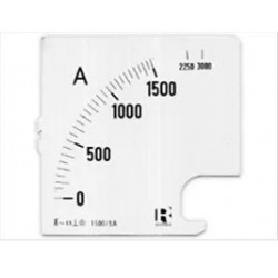 Escala DC para amperimetro, 0-300A x 2, 96X96mm