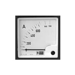 Amperimetro maxi.demanda, 5A, bimetal+hierro movil, 96x96mm