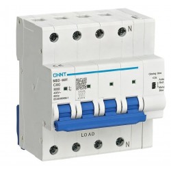 Interruptor MCB Smart 3P+N 16A curva C 6kA, NB2-80ZT
