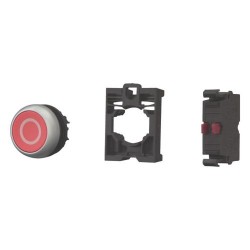 M22 botón parar rojo rasante 1NC