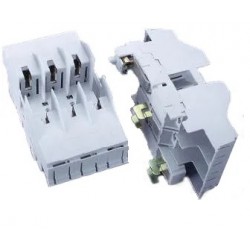 Base fus. bus-bar, NH00, 160A, 3P, perno M8, cable 70mm².