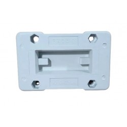 Aislador ciego p/ 2 pletinas de 10x100mm c/tabique separador