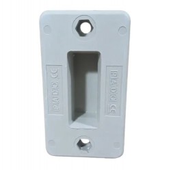 Aislador ciego para 2 pletinas de 60 x 10mm sin tabique