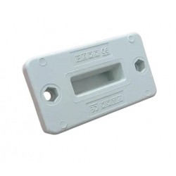 Aislador ciego para pletinas de 50 x 10mm, 1 pletina