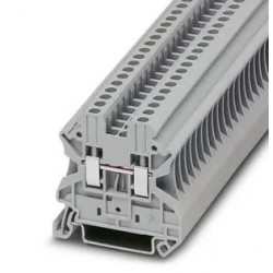 Borne conexion 4mm² (22-11 AWG) UT 4 gris