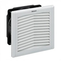 Celosia 145x145mm c/ ventilador 115Vac 100m³/h IP54 RAL7035