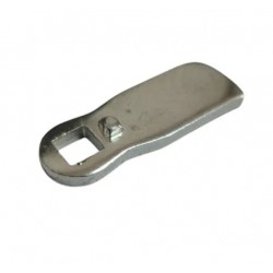 Lengüeta acero zincado para cierres, H18mm (plana)