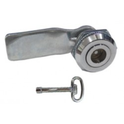 cierre seguridad, cromado, H20mm L53mm