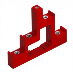 Soporte aislante 4P x25mm (135x18x100mm) P/Perno M6