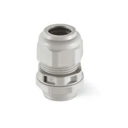 Prensaestopa PG16, gris, IP68 perf. montaje Ø23mm