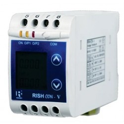 Transductor voltaje RishCon-V-F-O1A2-O1V1-O2A2-O1V1-D-Z-Z