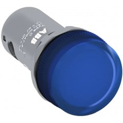 Piloto LED compacto IP66 Ø22mm 110Vac/dc Azul