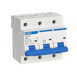 Interruptor MCB 3Px80A curva D 10kA, NXB-125