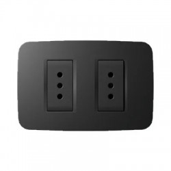Placa Armada Toma Corriente Doble 10A 2M NG ORIGEN