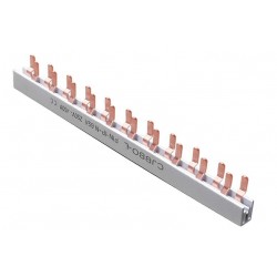 Peine alimentacion para MCB/RCBO 1P+N 63A 9 modulos