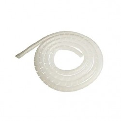 Espiral plastico transp Libre Halog, PE, Ø4x6mm (Rollo 25m)