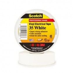 Cinta Scotch 35 3M, 19mmx20mtsx0.18mm, Blanca