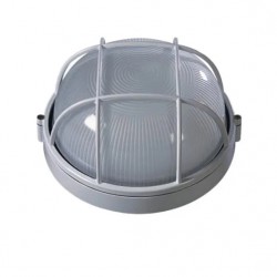 Foco Tortuga, IP54, Rosca E27 60W max. Aluminio/Vidrio