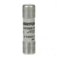 Fusible cilindrico E9F10GG1 Ø10x38mm 1A 500V AC 120kA