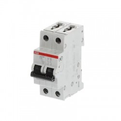 Interruptor MCB 2Px4A curva C 10/15kA, S202M-C4