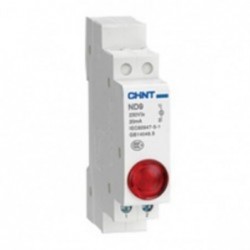 Piloto Led a Riel Din color Rojo 230 Vac/dc, IP20