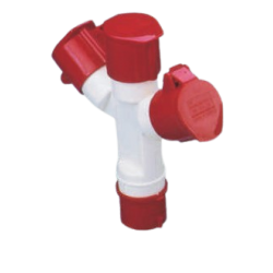Enchufe volante múltiple IP44 16A 3X 380V 3P+T