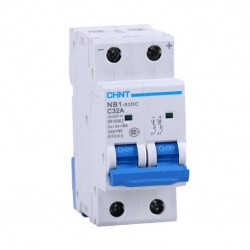 Interruptor DC 2Px2A 500VDC, curva C