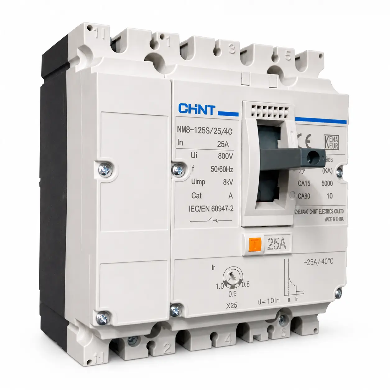 KIT INTERRUPTOR 4P NM8-125S 50kA 40-50A TMA