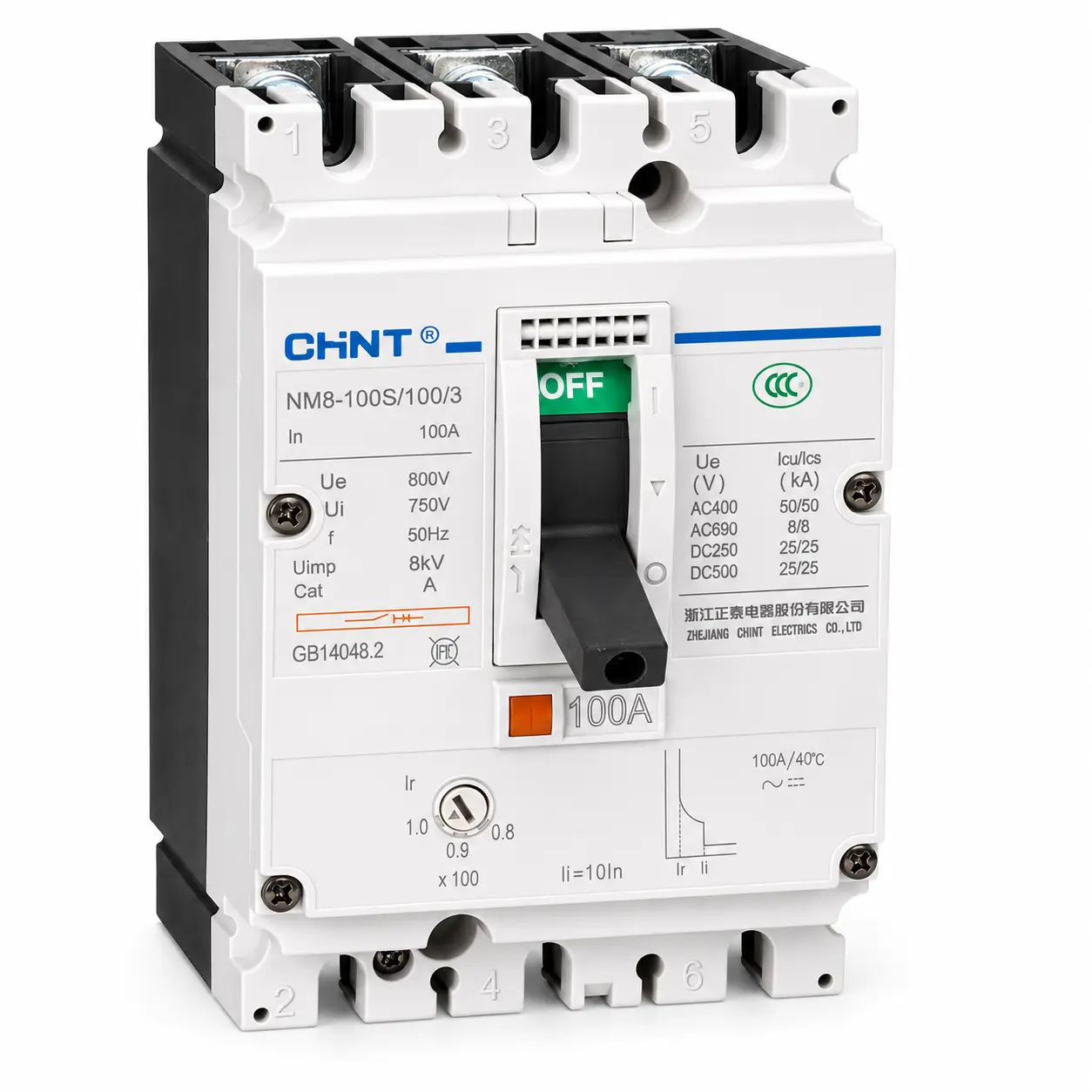 KIT INTERRUPTOR 3P NM8-125S 50kA 50-63A TMA